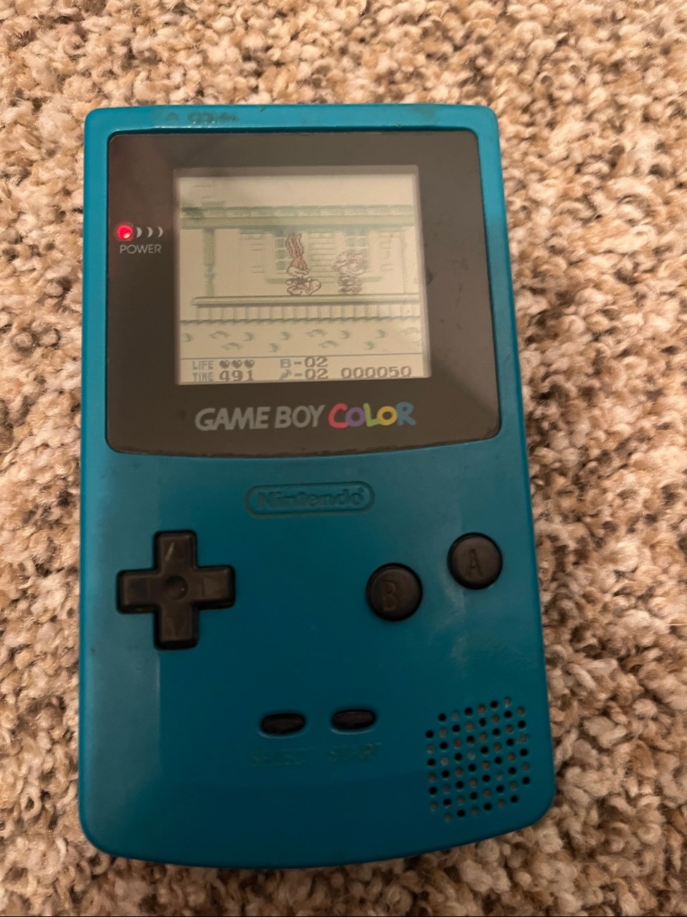 Nintendo Game Boy Color - Teal Handheld - Picture 4 of 4